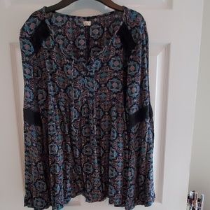 Hollister boho blouse